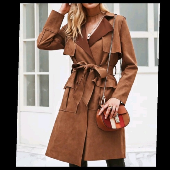 🛍Fabulous casual leather coat - jacket - Picture 2 of 4